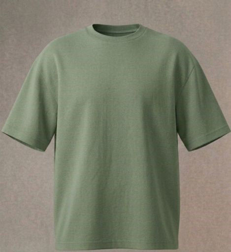 Olive Oversized fit TEE "Basic"
