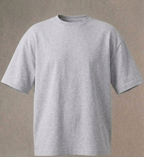 Light grey Oversized fit TEE "Basic"