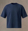 Navy Box fit TEE "Basic"