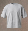 Light grey Box fit TEE "Basic"
