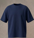 Navy Oversized fit TEE "Basic"